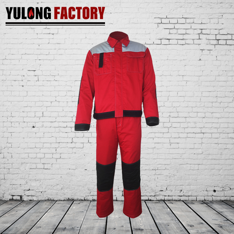 長(zhǎng)袖勞保工作服耐磨工廠(chǎng)車(chē)間套裝制服定